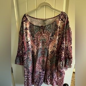 Catherine’s 5x peasant blouse